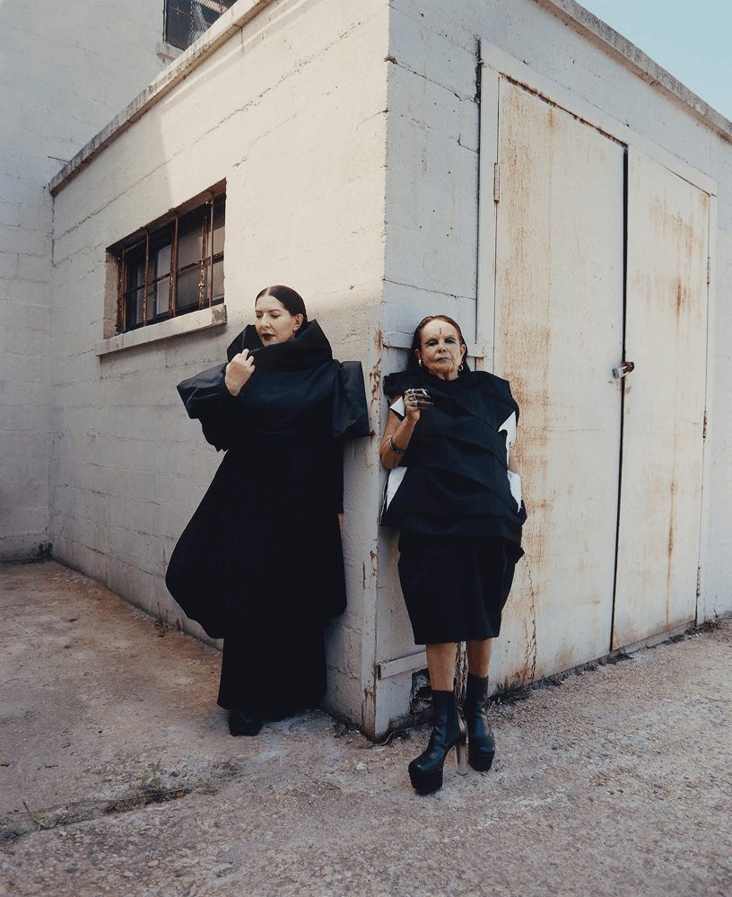 Marina Abramović 
Michèle Lamy
Marina Abramović interview
Michèle Lamy interview